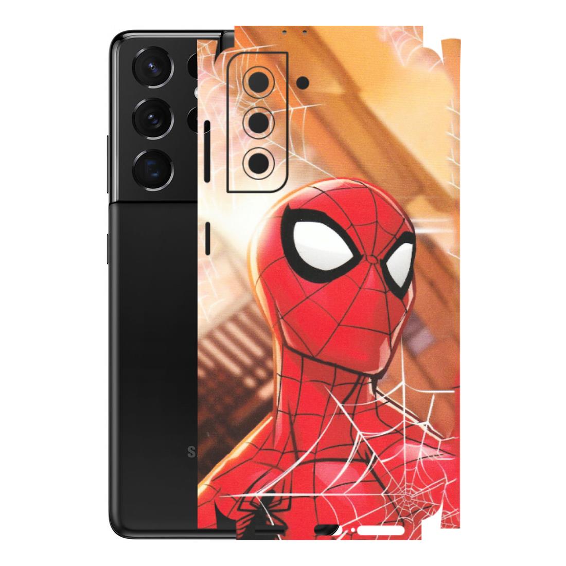 Samsung A/S Series Phone Skins (All Models) - Spiderman Face New - Matte Finish (M-41) Samsung Galaxy S21 5G
