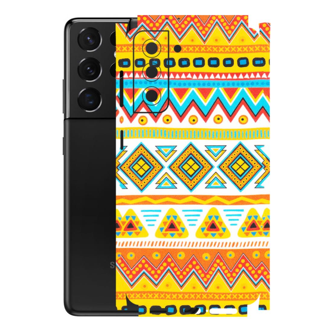 Samsung A/S Series Phone Skins (All Models) - Mexican Abstract - Matte Finish (M-71) Samsung Galaxy S21 5G