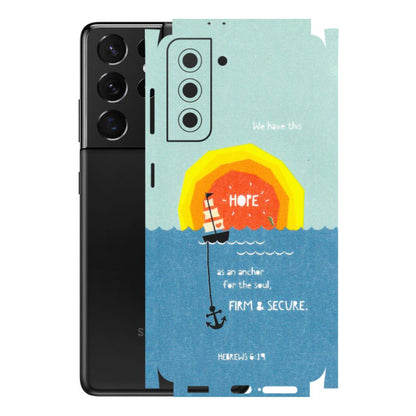 Samsung A/S Series Phone Skins (All Models) - A Beautiful Sunset of Hope - Matte Finish (M-75) Samsung Galaxy S21 5G