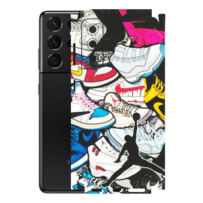 Samsung A/S Series Phone Skins (All Models) - Jordan Sneakers Fan - Matte Finish (M-80) Samsung Galaxy S21 5G