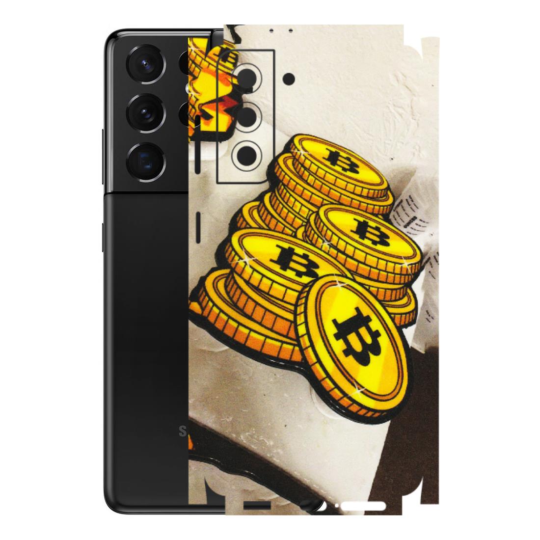 Samsung A/S Series Phone Skins (All Models) - Billionaire Bitcoin Collection - Matte Finish (M-92) Samsung Galaxy S21 5G