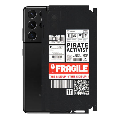 Samsung A/S Series Phone Skins (All Models) - Handle With Care - Matte Finish (M-99) Samsung Galaxy S21 5G