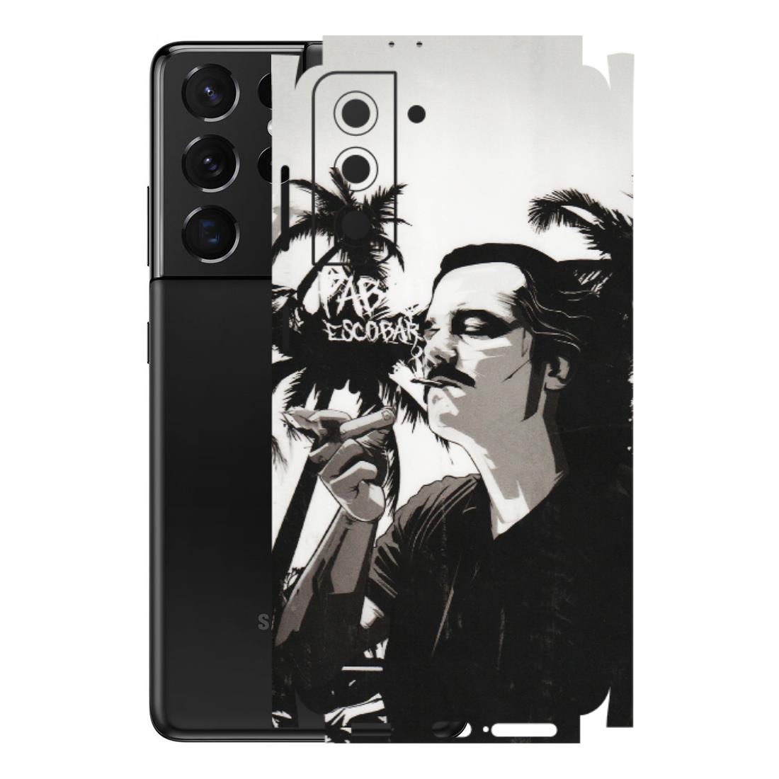 Samsung A/S Series Phone Skins (All Models) - Pab Escobar - Transparent Finish (T-05) Samsung Galaxy S21 5G