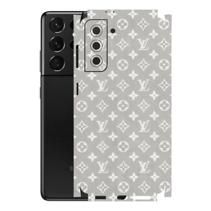 Samsung A/S Series Phone Skins (All Models) - Luxury Brands Logo - Transparent Finish (T-07) Samsung Galaxy S21 5G