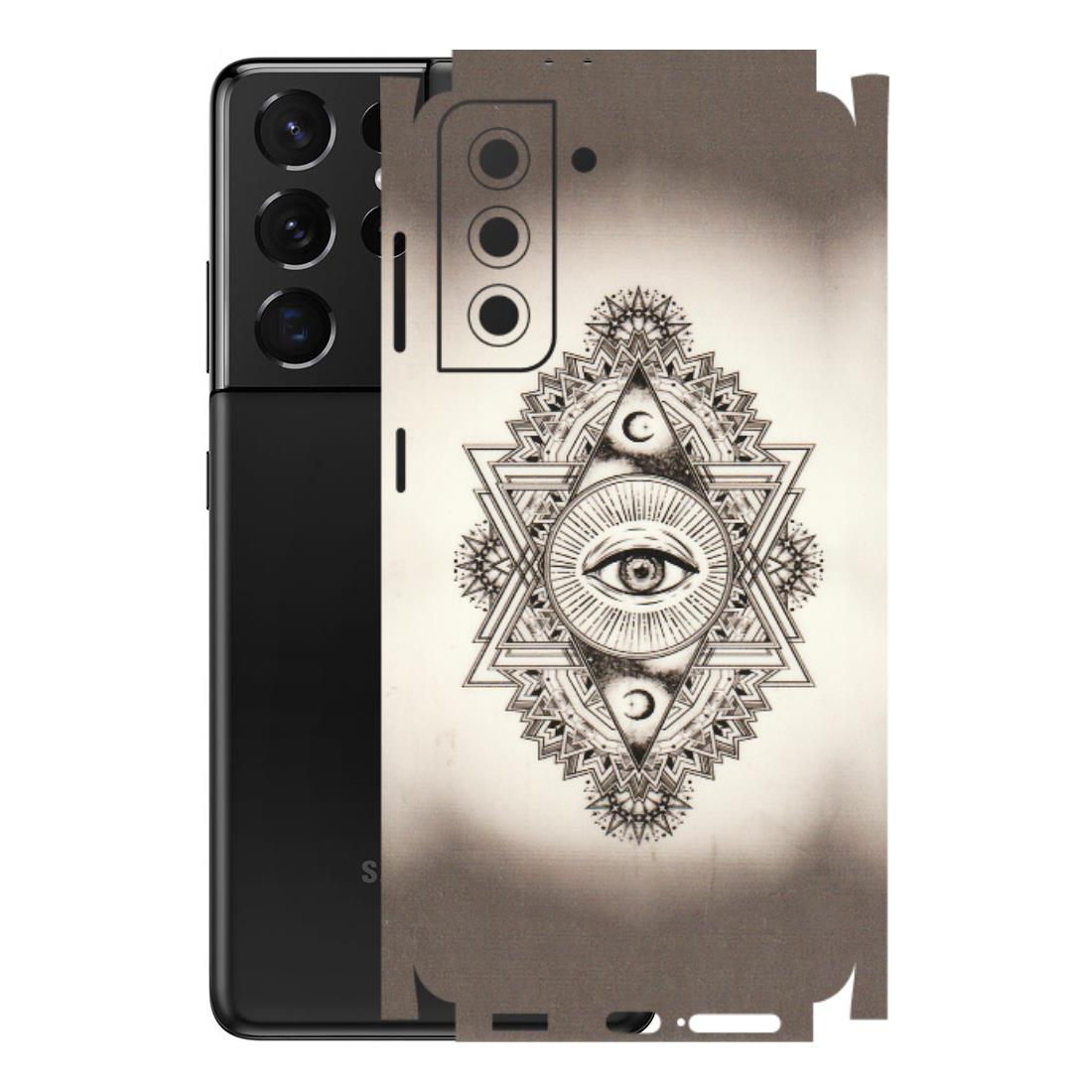 Samsung A/S Series Phone Skins (All Models) - Illuminati Great Eye - Transparent Finish (T-14) Samsung Galaxy S21 5G