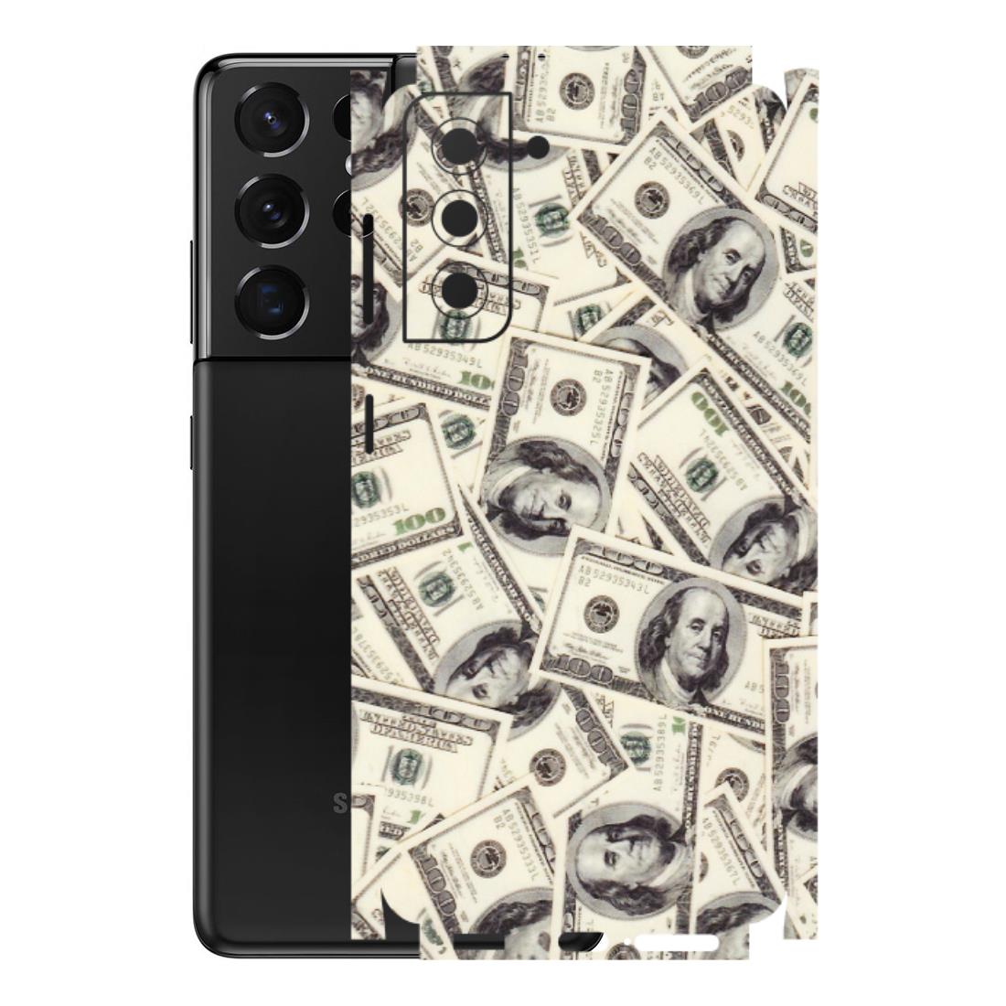 Samsung A/S Series Phone Skins (All Models) - Dollar Lover - Transparent Finish (T-17) Samsung Galaxy S21 5G