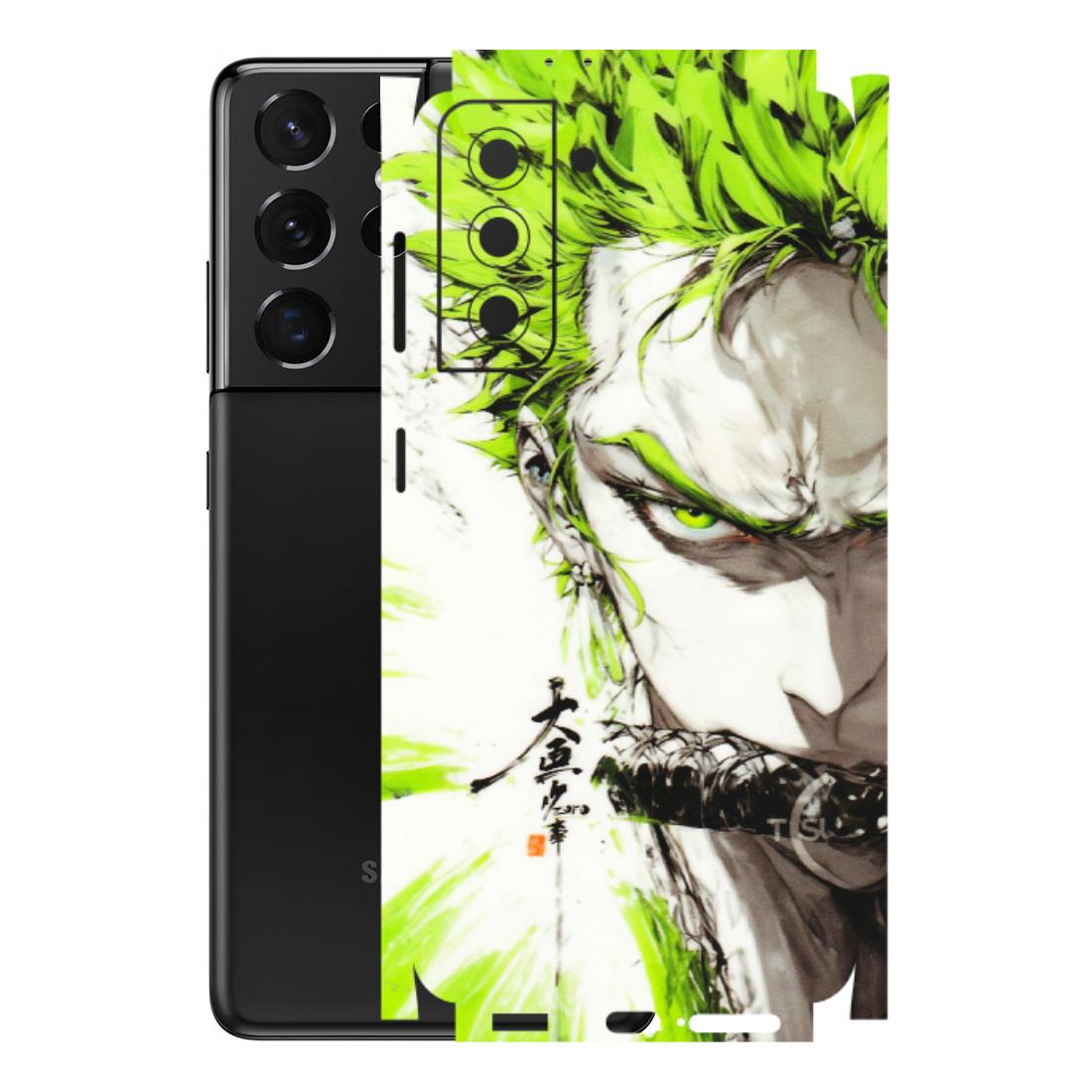 Samsung A/S Series Phone Skins (All Models) - Roro Taku Anime - Transparent Finish (T-18) Samsung Galaxy S21 5G