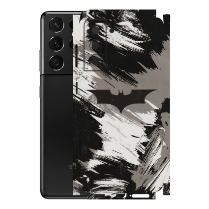 Samsung A/S Series Phone Skins (All Models) - Batman Fleece DC - Transparent Finish (T-19) Samsung Galaxy S21 5G
