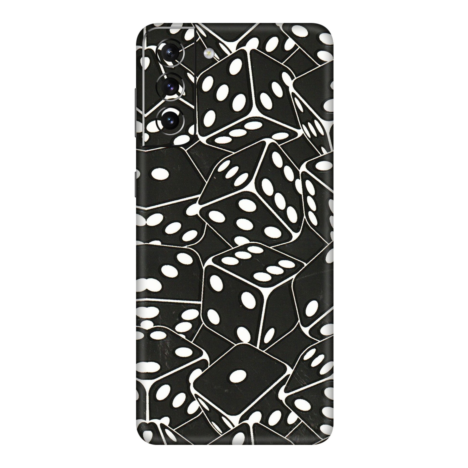 Samsung A/S Series Phone Skins (All Models) - Big Black Dices - 3D Embossed Finish (L-106) Samsung Galaxy S21 5G