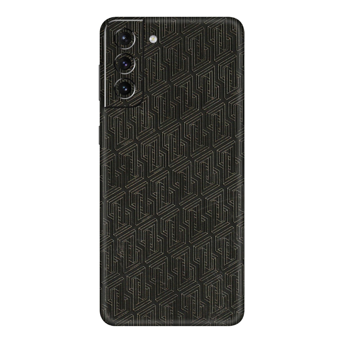 Samsung A/S Series Phone Skins (All Models) - Black Abstract Pattern - 3D Embossed Finish (L-117) Samsung Galaxy S21 5G