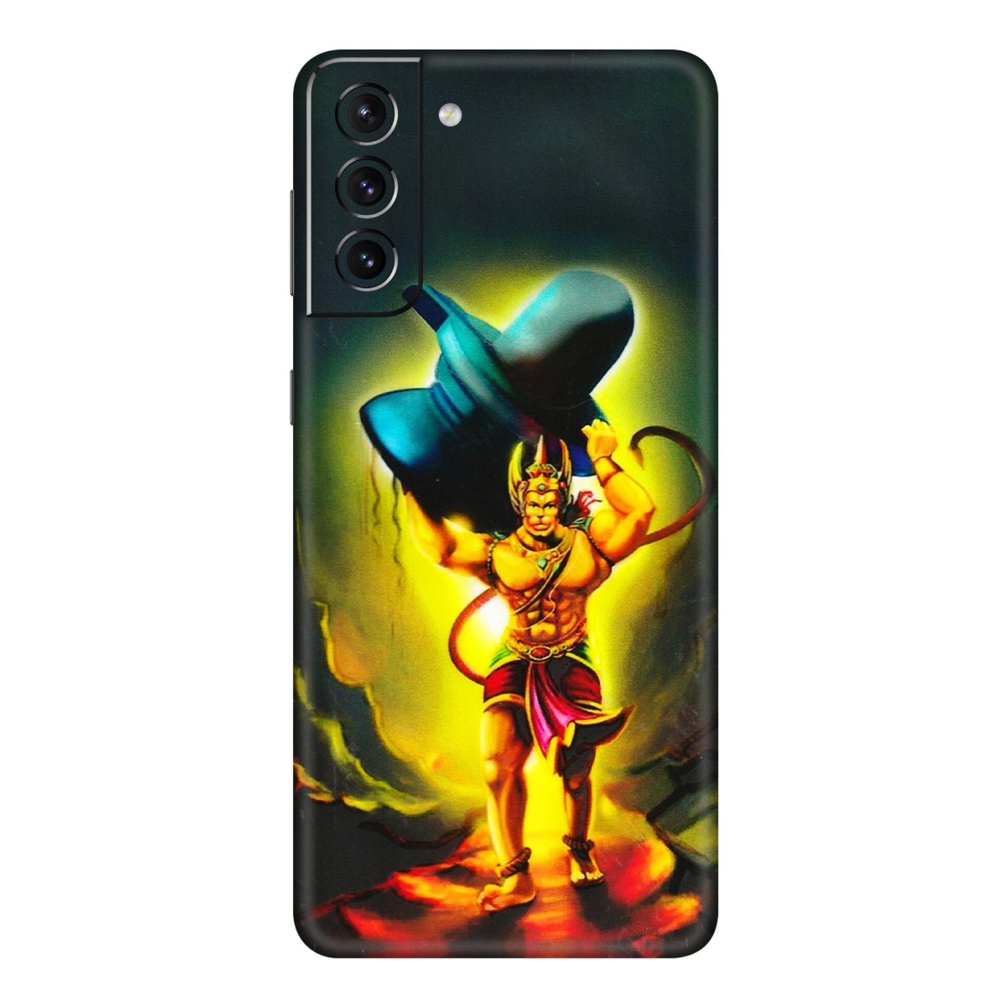 Samsung A/S Series Phone Skins (All Models) - Hanuman Ji - 3D Embossed Finish (L-128) Samsung Galaxy S21 5G