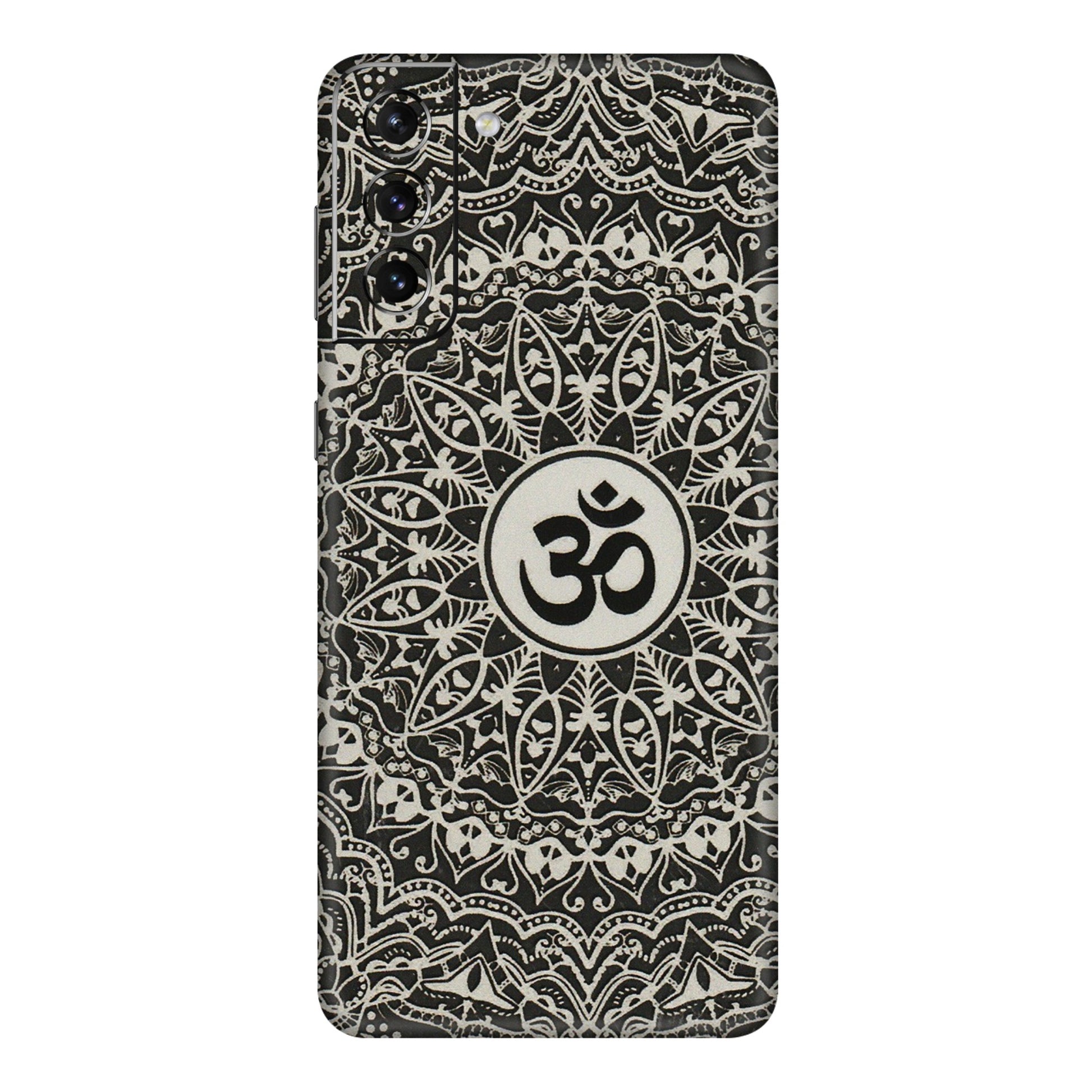 Samsung A/S Series Phone Skins (All Models) - Aum Elegant Mandala - 3D Embossed Finish (L-62) Samsung Galaxy S21 5G