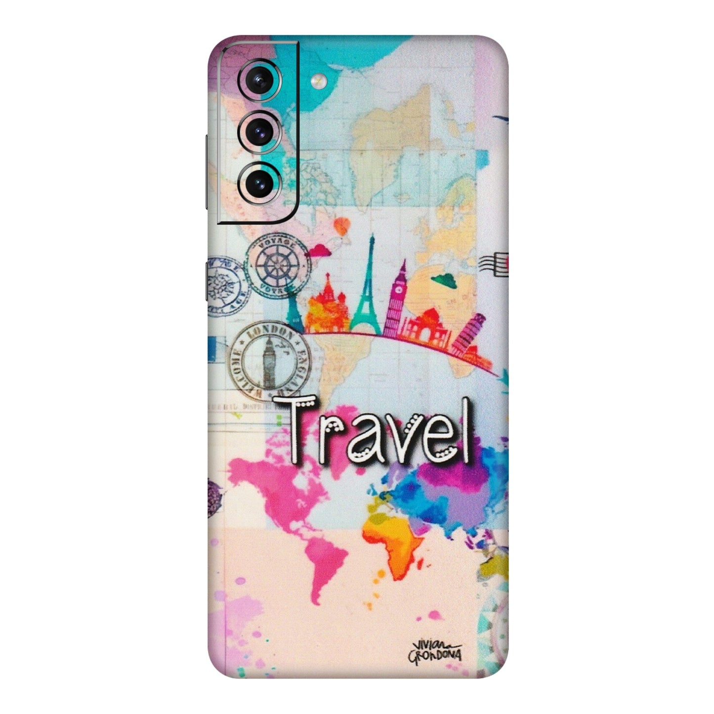 Samsung A/S Series Phone Skins (All Models) - Travel The Wonders - Matte Finish (M-108) Samsung Galaxy S21 5G