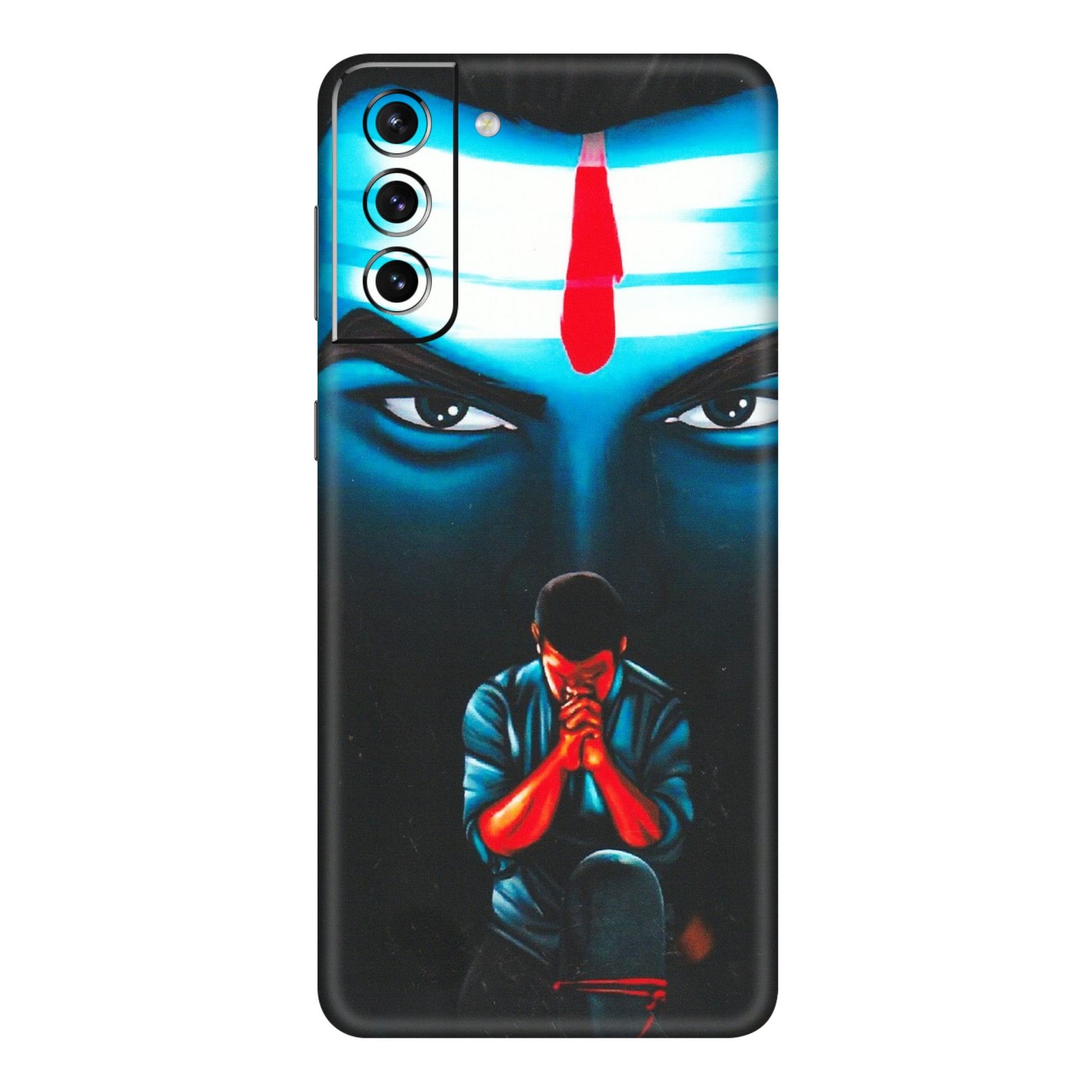 Samsung A/S Series Phone Skins (All Models) - Mahakal Bhakt - Matte Finish (M-112) Samsung Galaxy S21 5G