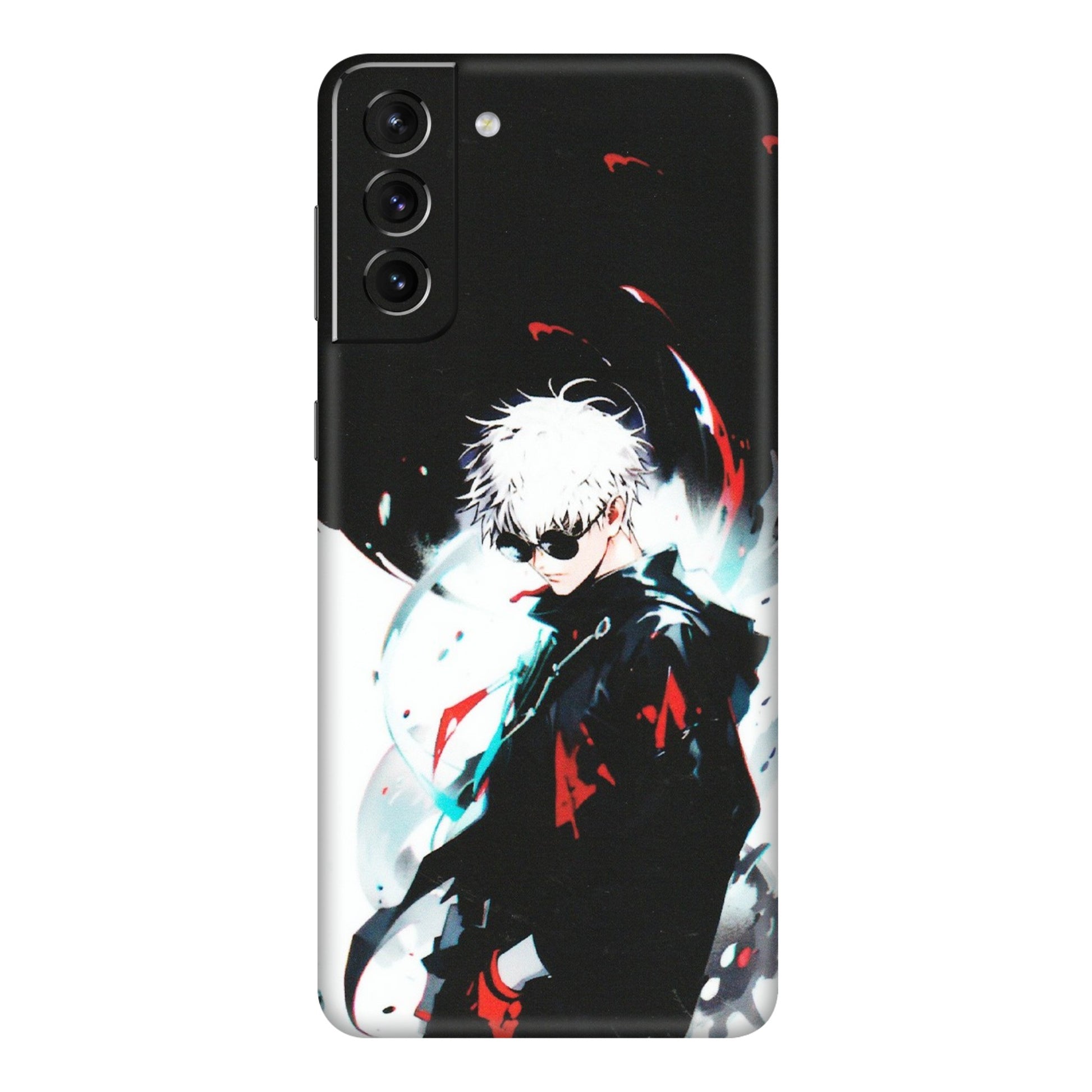 Samsung A/S Series Phone Skins (All Models) - Gojo Powerful Charater Kaisen Anime - Matte Finish (M-144) Samsung Galaxy S21 5G