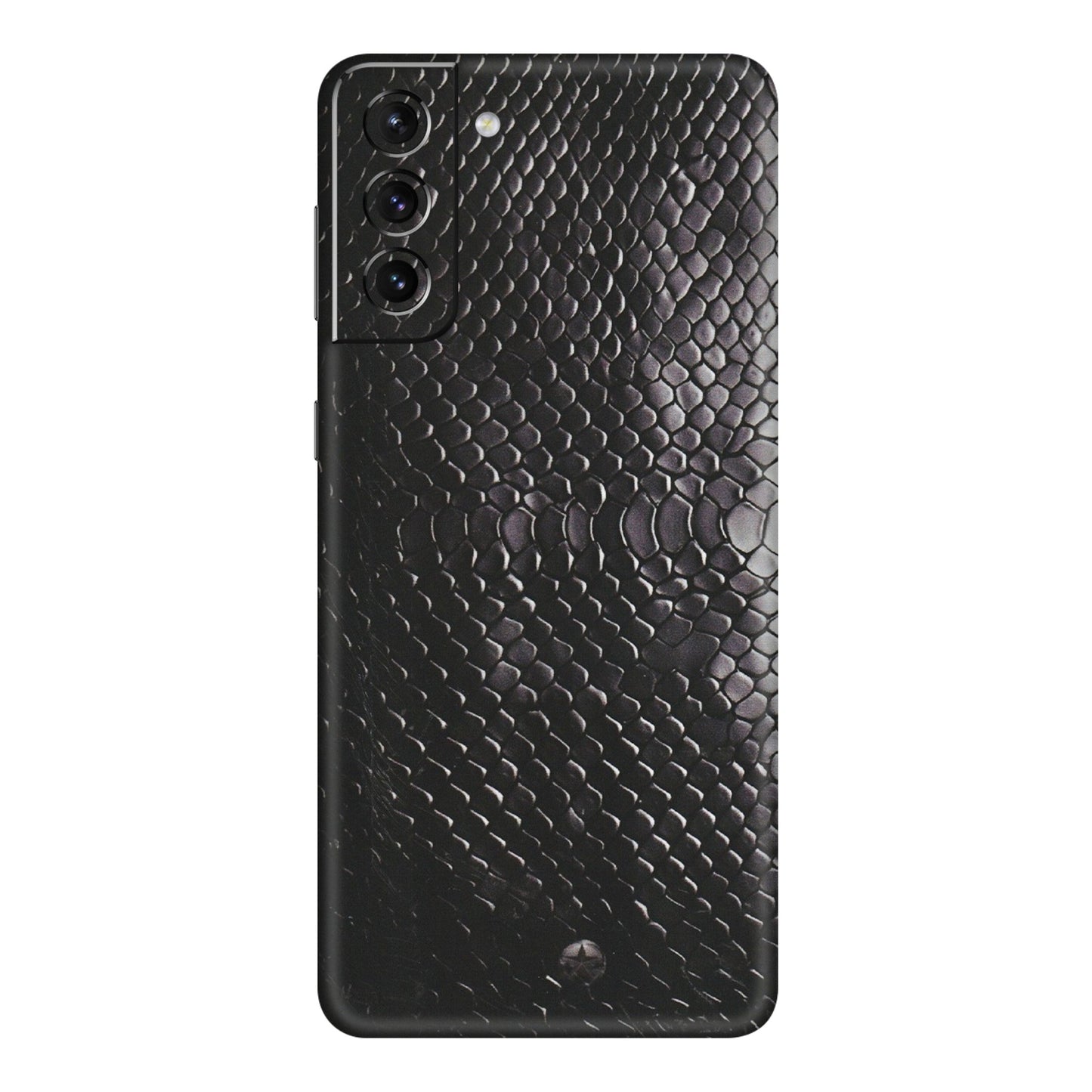 Samsung A/S Series Phone Skins (All Models) - Black Snack Leather - Matte Finish (M-147) Samsung Galaxy S21 5G