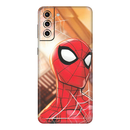 Samsung A/S Series Phone Skins (All Models) - Spiderman Face New - Matte Finish (M-41) Samsung Galaxy S21 5G