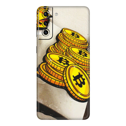 Samsung A/S Series Phone Skins (All Models) - Billionaire Bitcoin Collection - Matte Finish (M-92) Samsung Galaxy S21 5G