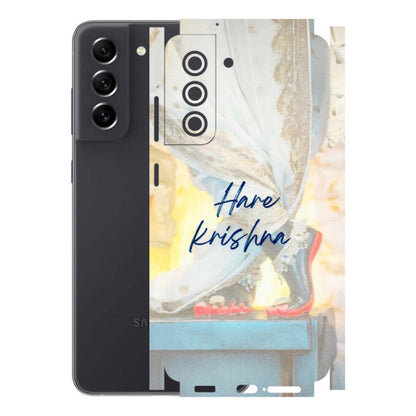 Samsung A/S Series Phone Skins (All Models) - Hare Krishna - 3D Embossed Finish (L-03) Samsung Galaxy S21 FE 5G