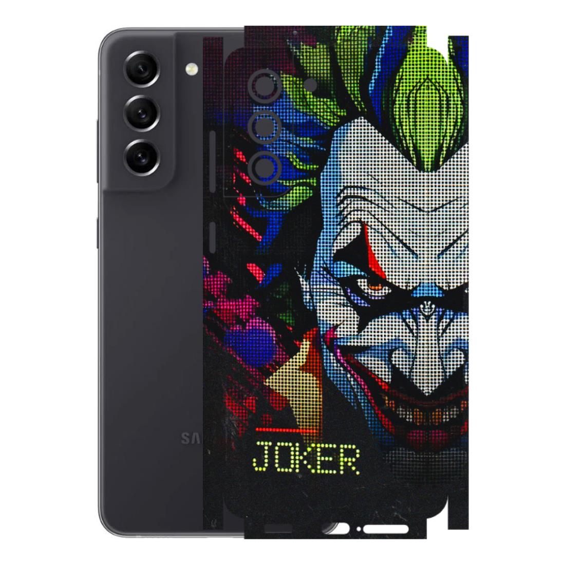 Samsung A/S Series Phone Skins (All Models) - Joker Dot Matrix - 3D Embossed Finish (L-08) Samsung Galaxy S21 FE 5G