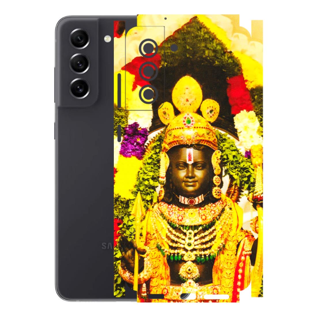 Samsung A/S Series Phone Skins (All Models) - Ram Lalla Ayodhya - 3D Embossed Finish (L-103) Samsung Galaxy S21 FE 5G
