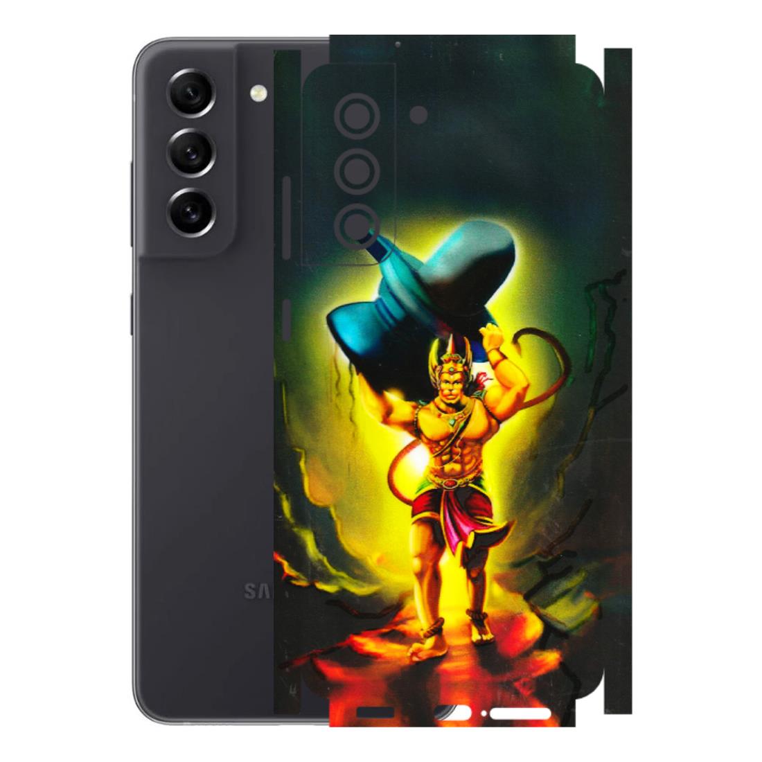Samsung A/S Series Phone Skins (All Models) - Hanuman Ji - 3D Embossed Finish (L-128) Samsung Galaxy S21 FE 5G