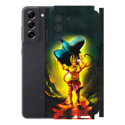 Samsung A/S Series Phone Skins (All Models) - Hanuman Ji - 3D Embossed Finish (L-128) Samsung Galaxy S21 FE 5G