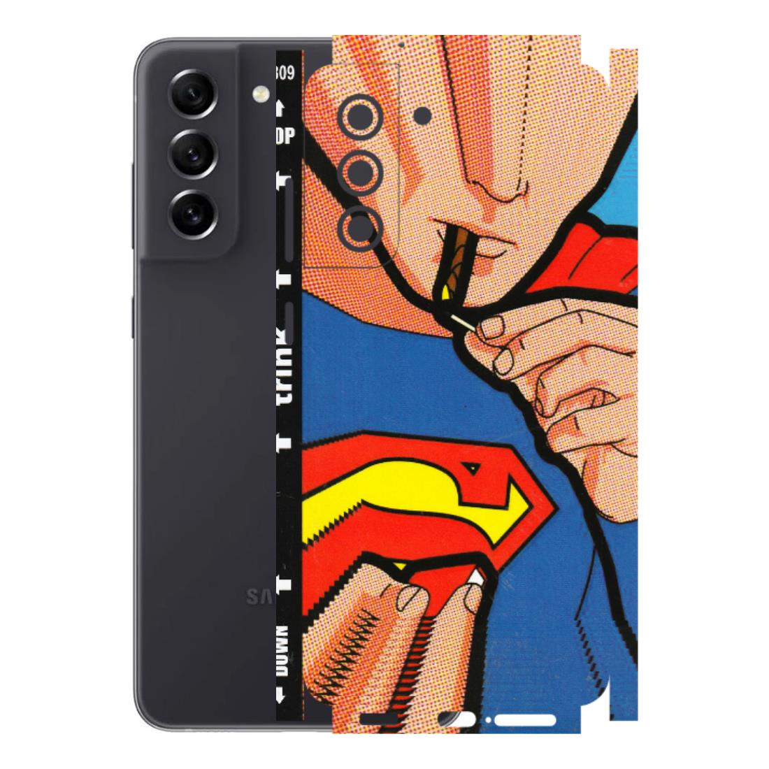 Samsung A/S Series Phone Skins (All Models) - Superman Sutta - 3D Embossed Finish (L-130) Samsung Galaxy S21 FE 5G