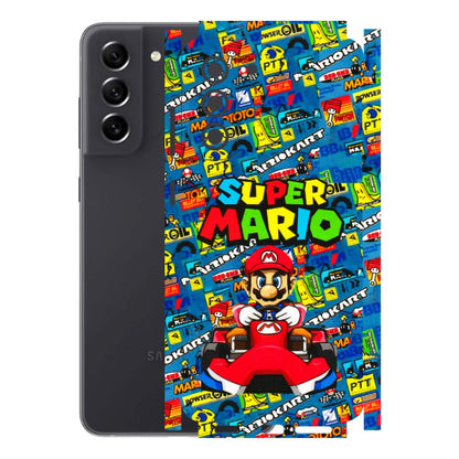 Samsung A/S Series Phone Skins (All Models) - Super Mario Kart - 3D Embossed Finish (L-140) Samsung Galaxy S21 FE 5G