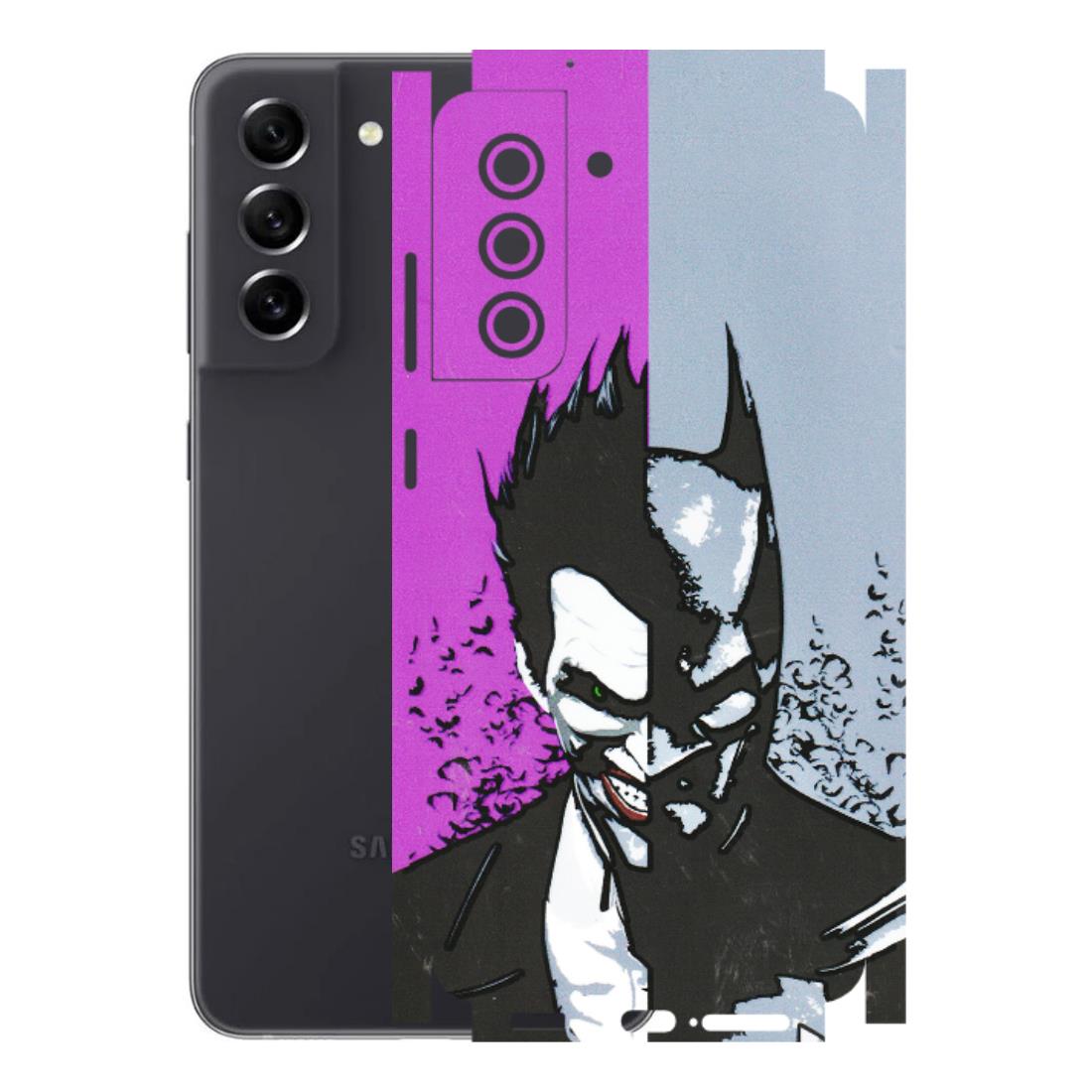 Samsung A/S Series Phone Skins (All Models) - Batman & Joker - 3D Embossed Finish (L-143) Samsung Galaxy S21 FE 5G
