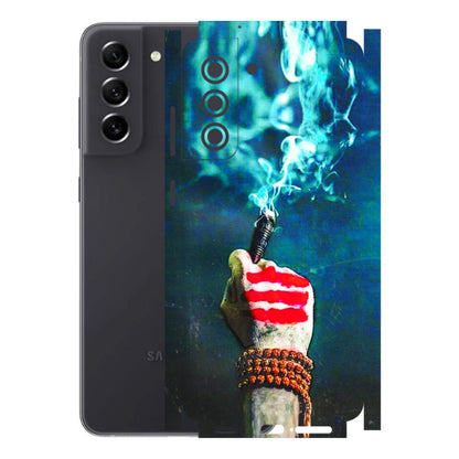 Samsung A/S Series Phone Skins (All Models) - Mahadev Bhakt - 3D Embossed Finish (L-146) Samsung Galaxy S21 FE 5G