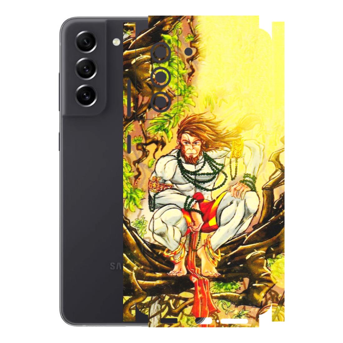 Samsung A/S Series Phone Skins (All Models) - Lord Hanuman - 3D Embossed Finish (L-152) Samsung Galaxy S21 FE 5G