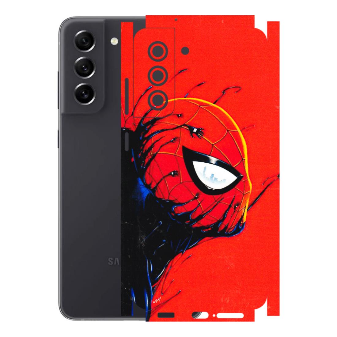 Samsung A/S Series Phone Skins (All Models) - Spiderman Face Venom - 3D Embossed Finish (L-165) Samsung Galaxy S21 FE 5G