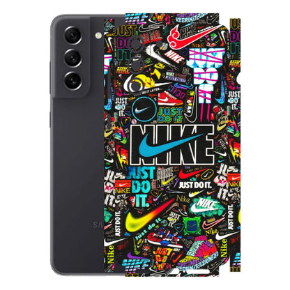 Samsung A/S Series Phone Skins (All Models) - Just Do It Doodles - 3D Embossed Finish (L-166) Samsung Galaxy S21 FE 5G