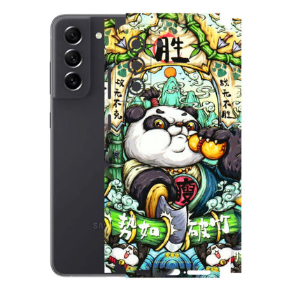 Samsung A/S Series Phone Skins (All Models) - Royal Rich Panda - 3D Embossed Finish (L-170) Samsung Galaxy S21 FE 5G
