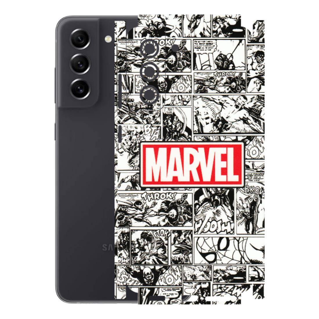 Samsung A/S Series Phone Skins (All Models) - Marvel Comic - 3D Embossed Finish (L-171) Samsung Galaxy S21 FE 5G