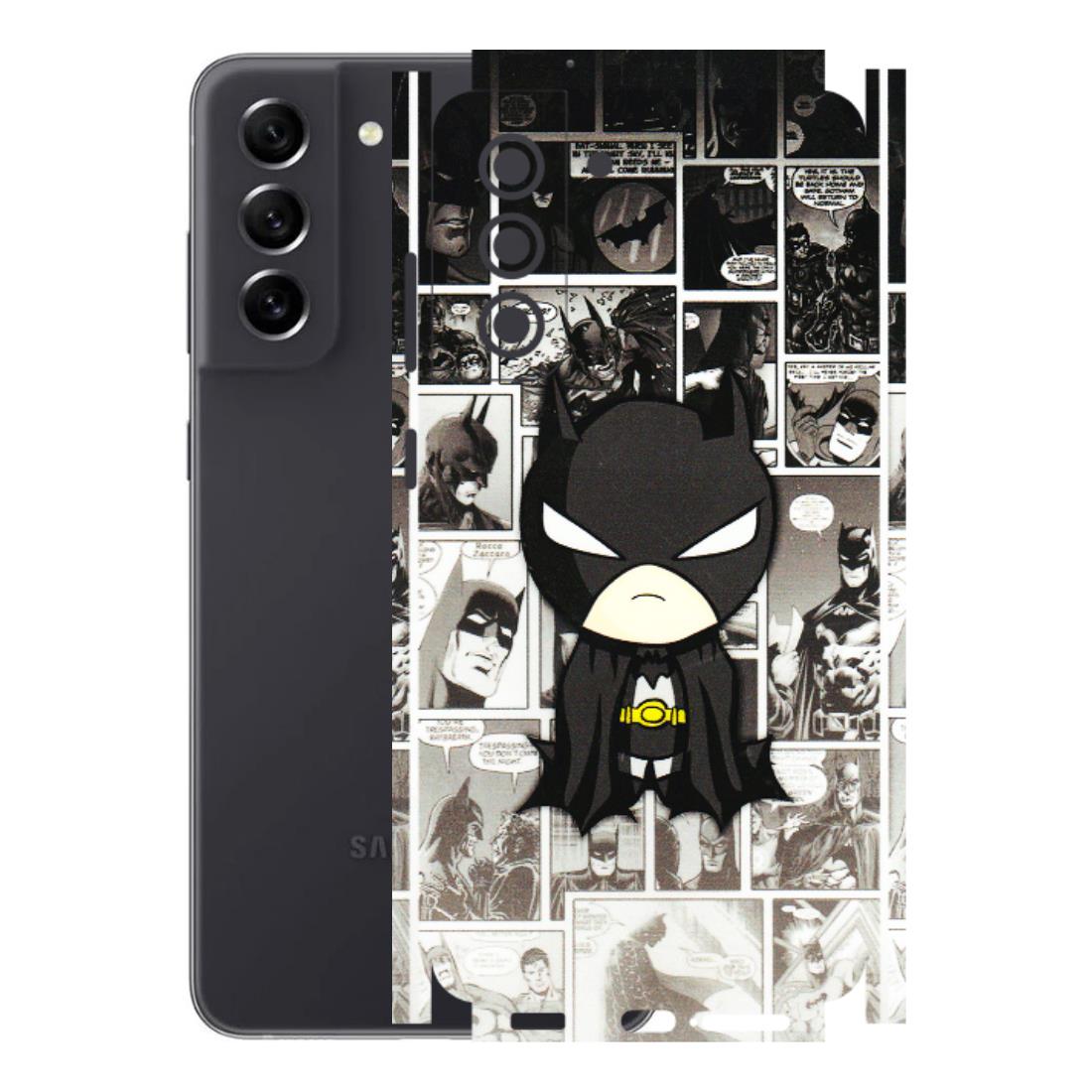 Samsung A/S Series Phone Skins (All Models) - Toon Batman - 3D Embossed Finish (L-182) Samsung Galaxy S21 FE 5G
