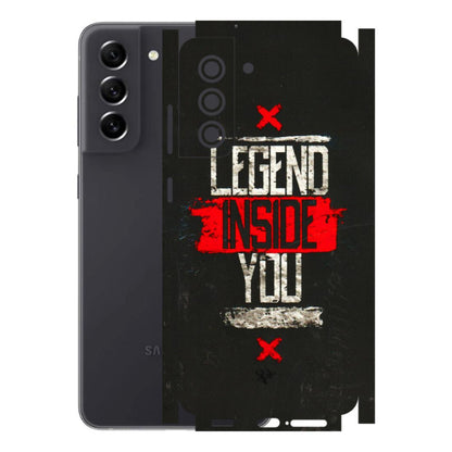 Samsung A/S Series Phone Skins (All Models) - Legend Inside You - 3D Embossed Finish (L-186) Samsung Galaxy S21 FE 5G