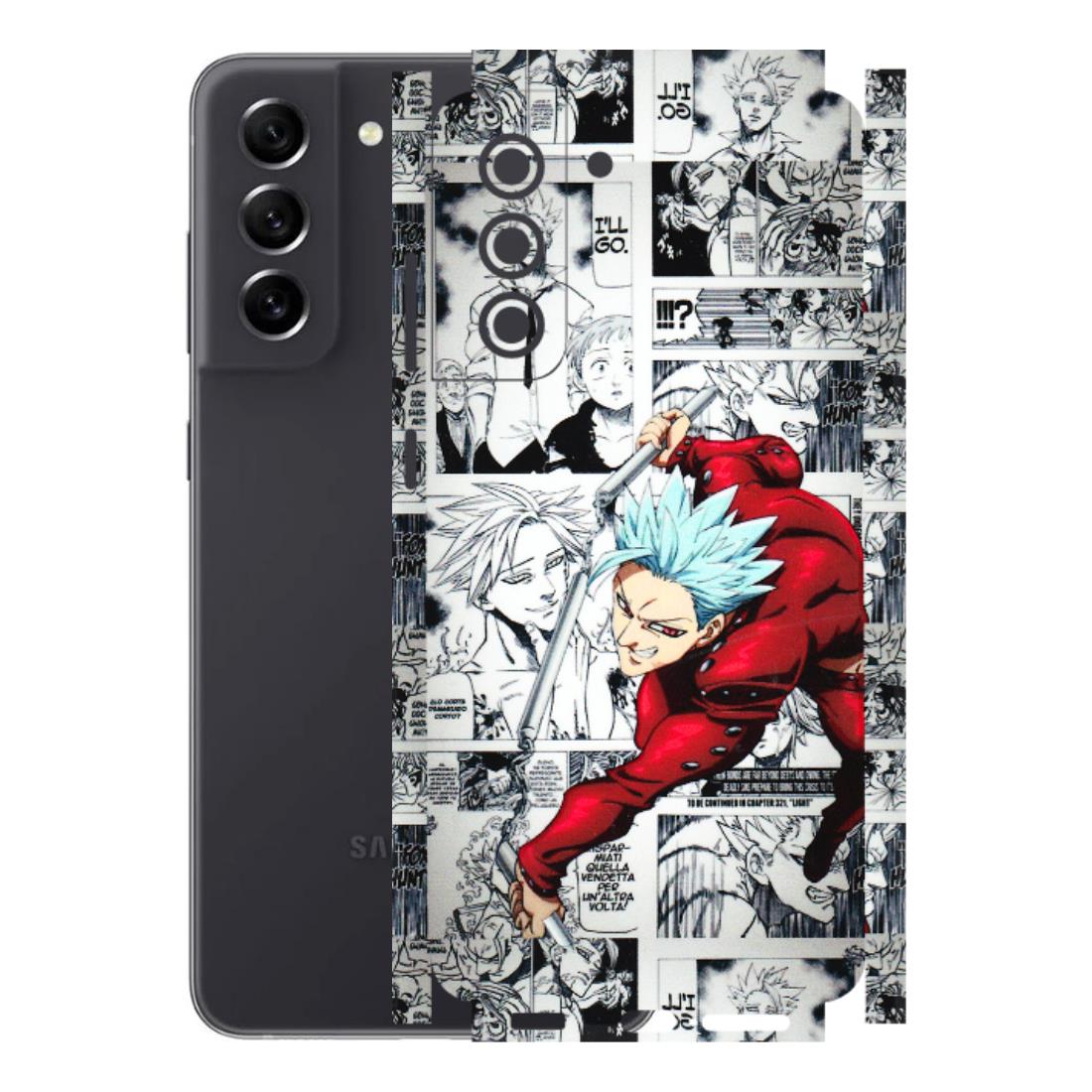 Samsung A/S Series Phone Skins (All Models) - Anime Comic - 3D Embossed Finish (L-192) Samsung Galaxy S21 FE 5G