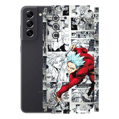 Samsung A/S Series Phone Skins (All Models) - Anime Comic - 3D Embossed Finish (L-192) Samsung Galaxy S21 FE 5G