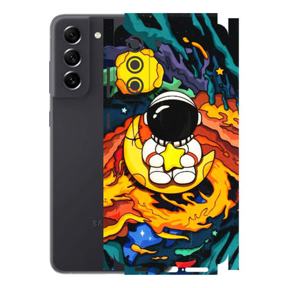 Samsung A/S Series Phone Skins (All Models) - Baby Astronaut - 3D Embossed Finish (L-197) Samsung Galaxy S21 FE 5G