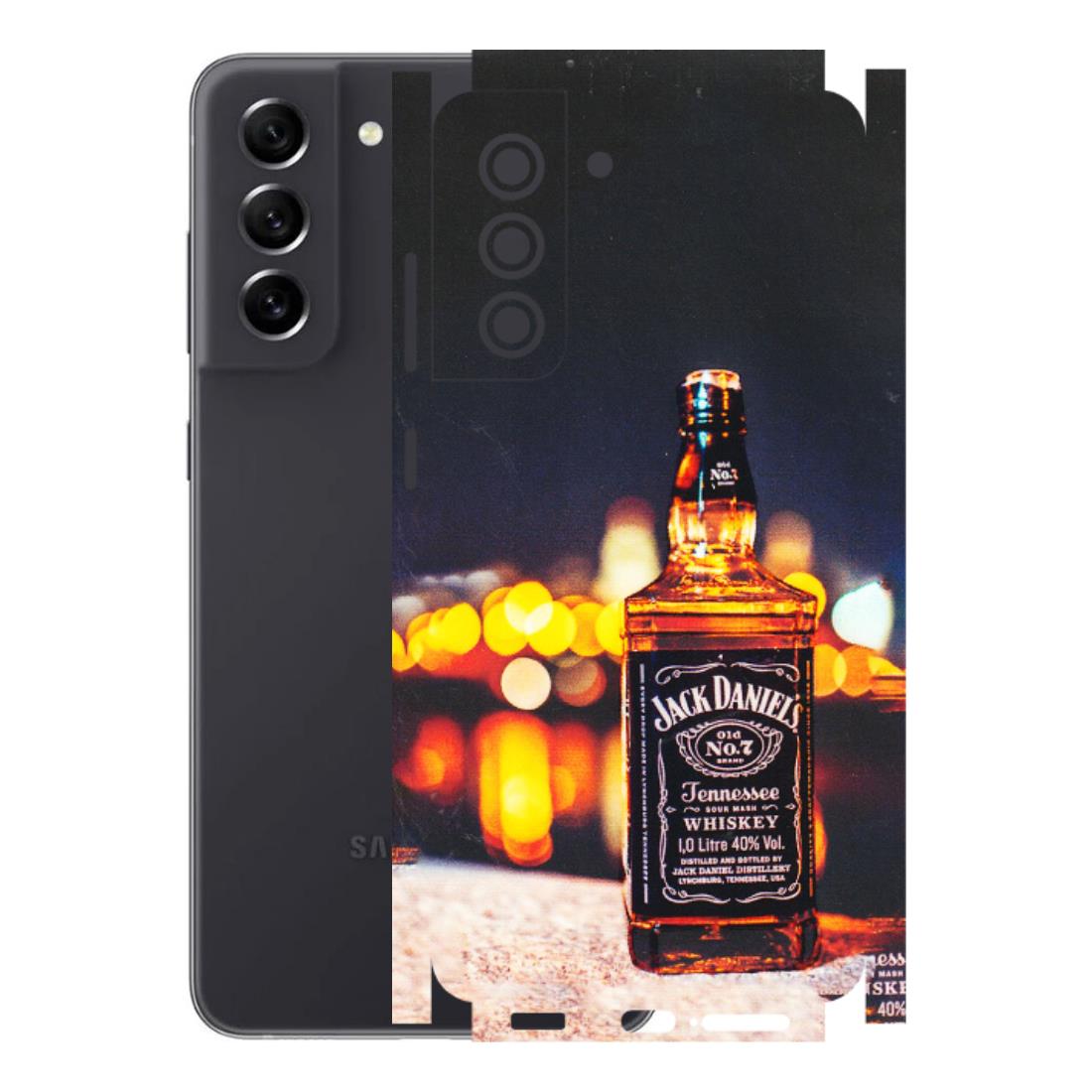 Samsung A/S Series Phone Skins (All Models) - JD Whiskey Bottle - 3D Embossed Finish (L-20) Samsung Galaxy S21 FE 5G