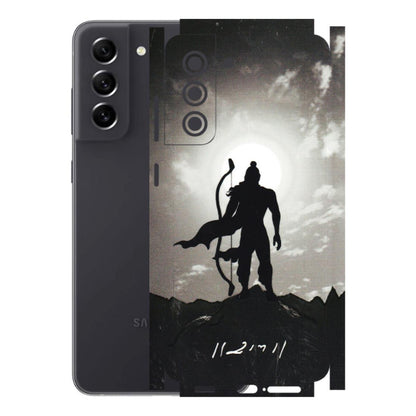 Samsung A/S Series Phone Skins (All Models) - Jai Siya Ram - 3D Embossed Finish (L-200) Samsung Galaxy S21 FE 5G