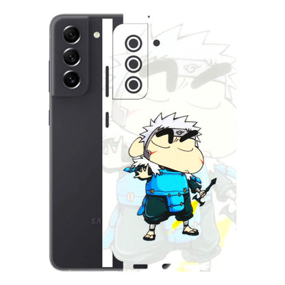 Samsung A/S Series Phone Skins (All Models) - Angry Young Shinchan - 3D Embossed Finish (L-226) Samsung Galaxy S21 FE 5G