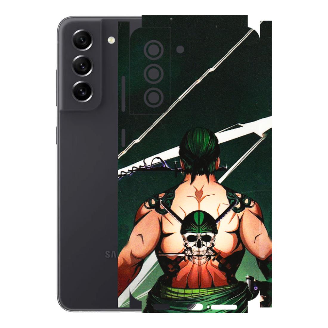 Samsung A/S Series Phone Skins (All Models) - Zoro Anime - 3D Embossed Finish (L-23) Samsung Galaxy S21 FE 5G