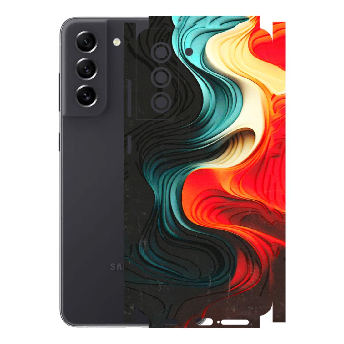 Samsung A/S Series Phone Skins (All Models) - The Silky Swirl - 3D Embossed Finish (L-240) Samsung Galaxy S21 FE 5G