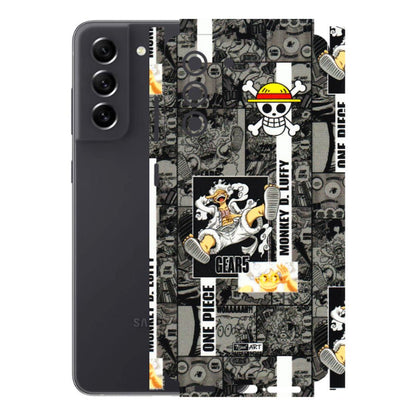 Samsung A/S Series Phone Skins (All Models) - Cuffy Anime MonkeyCamic - 3D Embossed Finish (L-242) Samsung Galaxy S21 FE 5G
