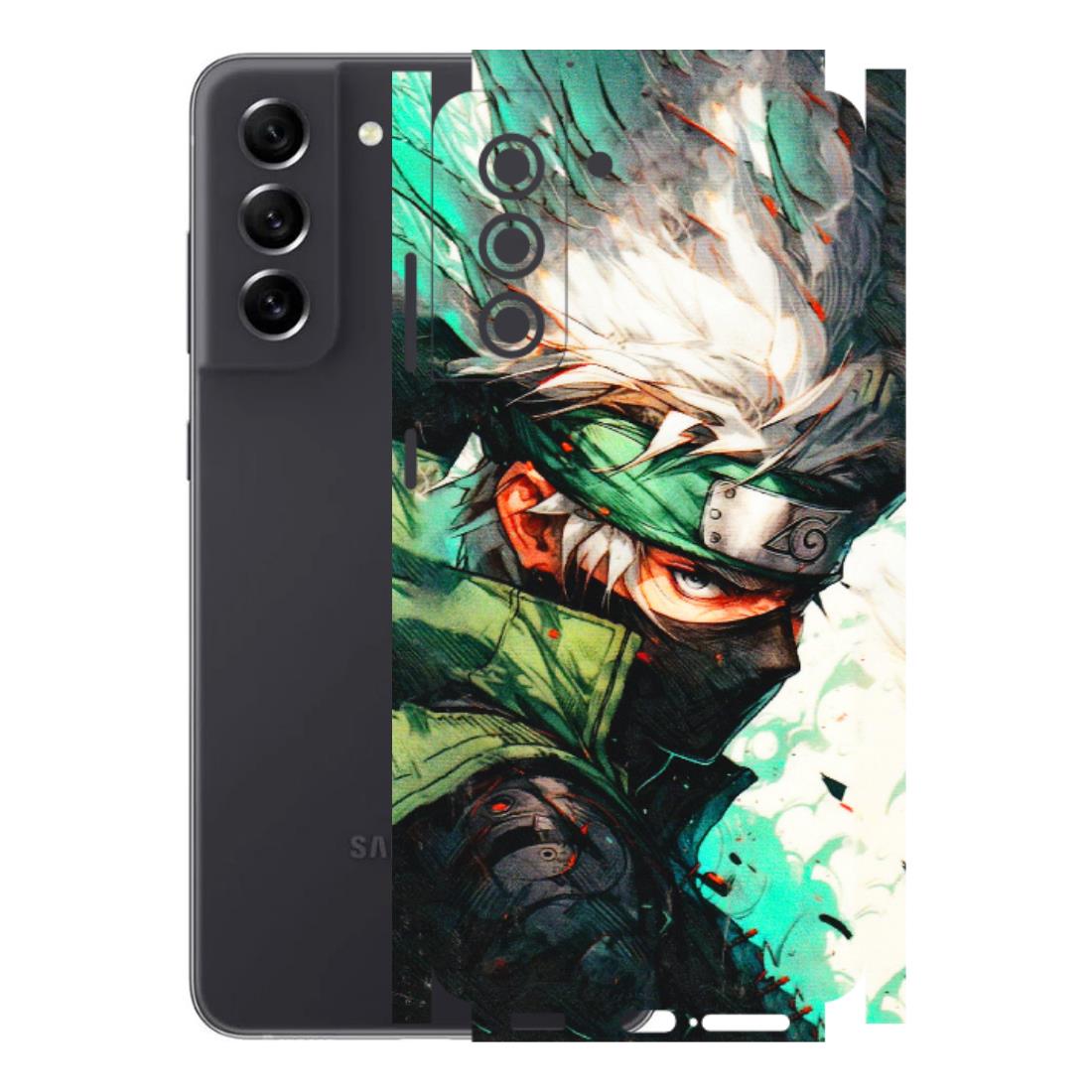 Samsung A/S Series Phone Skins (All Models) - Kakashi Side Profile - 3D Embossed Finish (L-249) Samsung Galaxy S21 FE 5G