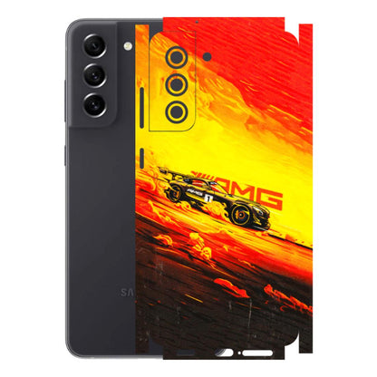 Samsung A/S Series Phone Skins (All Models) - AMG Car Speed Cover - 3D Embossed Finish (L-256) Samsung Galaxy S21 FE 5G