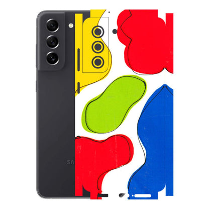 Samsung A/S Series Phone Skins (All Models) - RGB Colour Paint - 3D Embossed Finish (L-284) Samsung Galaxy S21 FE 5G